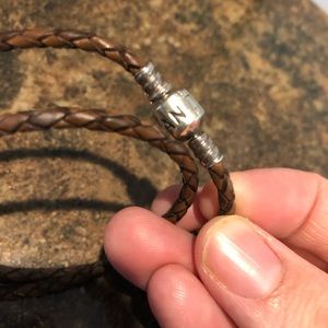 Pandora Jewelry - Pandora Brown Leather Wrap Bracelet Pandora Jewelry - Pandora Brown Leather Wrap Bracelet